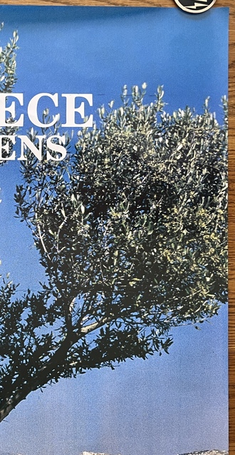 1992, Original Vintage Greece Athens Travel Poster, E.O.T. Greek National Tourism Organization, Acropolis & Parthenon - Image 8