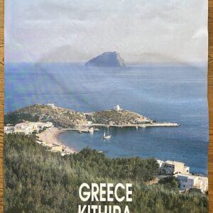 1992, Original Vintage, Greece Kythira, Kithira Travel Poster, E.O.T. Greek National Tourism Organization, Kapsali