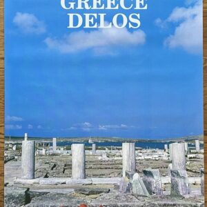 Original Vintage 1992 Greece Delos Travel Poster, Greek National Tourism Organization (E.O.T./GNTO)