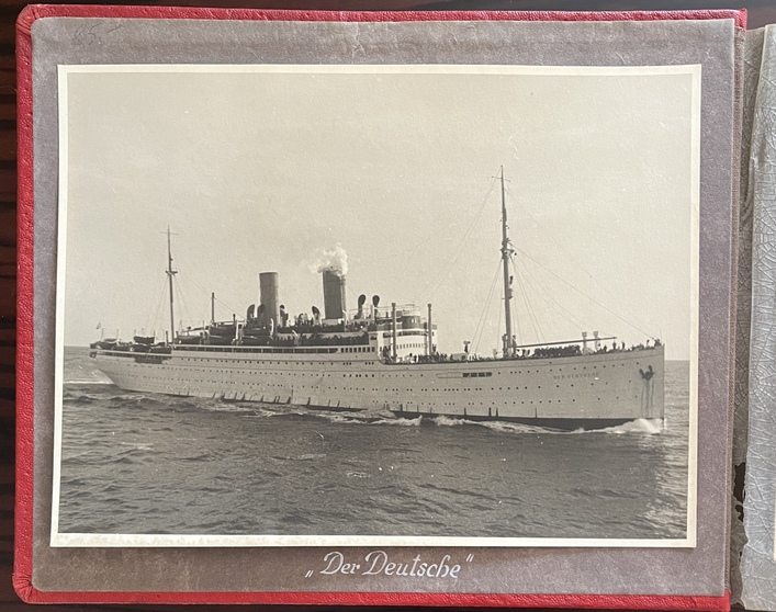 Original Photo album, Exceptional 1930s Third Reich German Maritime, KdF Liners Der Deutsche & Sierra Cordoba, 243 Photos - Image 3