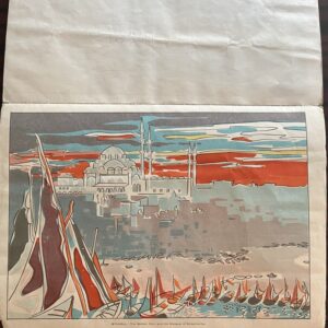 Turkish Press, Broadcasting and Tourist Department – Turkey Complete 1954 Travel Culture Portfolio with 11 Original Color Plates