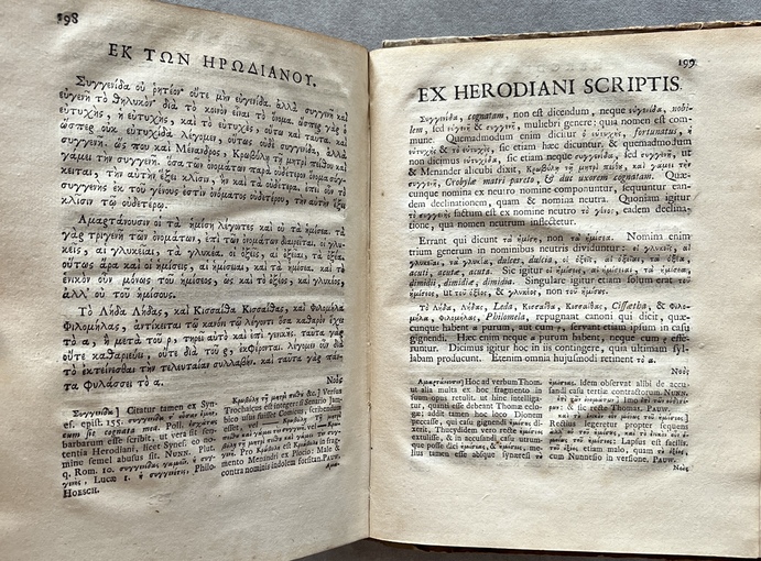 1739, Phrynichi Eclogae, Rare Utrecht Edition of the Ancient Attic Greek Style Guide, Greek & Latin - Image 13