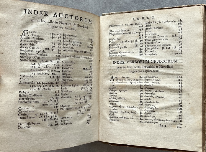1739, Phrynichi Eclogae, Rare Utrecht Edition of the Ancient Attic Greek Style Guide, Greek & Latin - Image 14