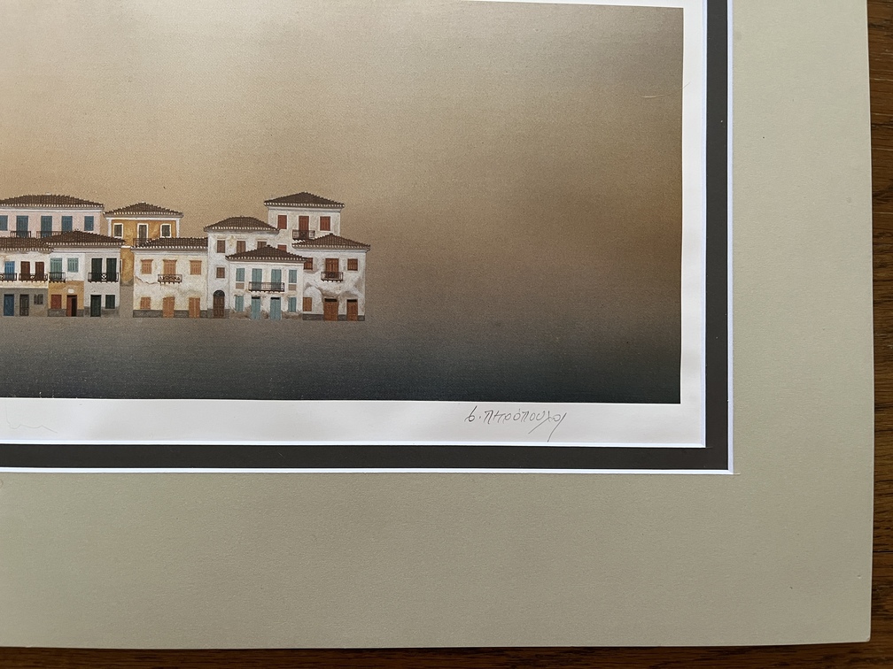 Stathis Petropoulos, Galaxidi I, Signed & Numbered Limited Edition Print (78/100) - Image 7