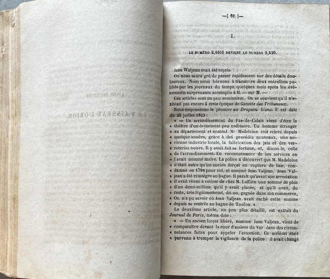 Scarce, 1862–1863, Victor Hugo, Les Misérables, Constantinople Printing, Imprimerie de la Presse d'Orient - Image 15