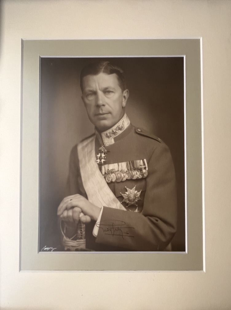 King Gustaf VI Adolf of Sweden – Signed Vintage Royal Portrait, Studio Jæger, c. 1930 - Image 12