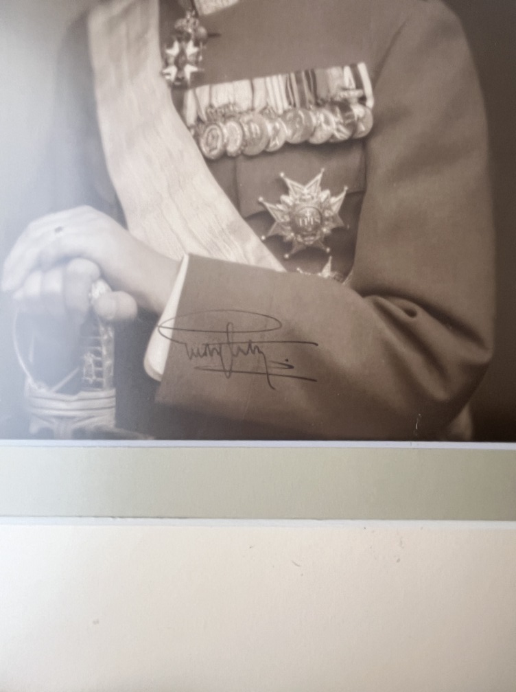 King Gustaf VI Adolf of Sweden – Signed Vintage Royal Portrait, Studio Jæger, c. 1930 - Image 14