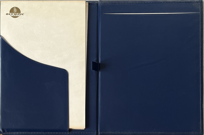 Rare 1960s Vintage Olympic Airways Writing Folder Stationery Greece Onassis Era Aviation - Image 6