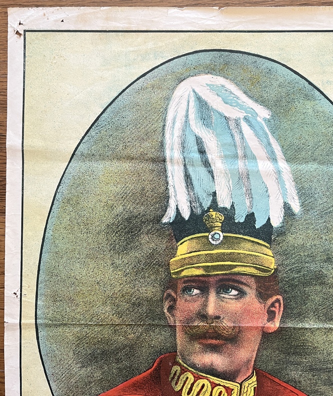 Rare 1923–1924 Greek Royal Lithograph, King Constantine I & King George II – Ch. Kairakis, Athens - Image 7